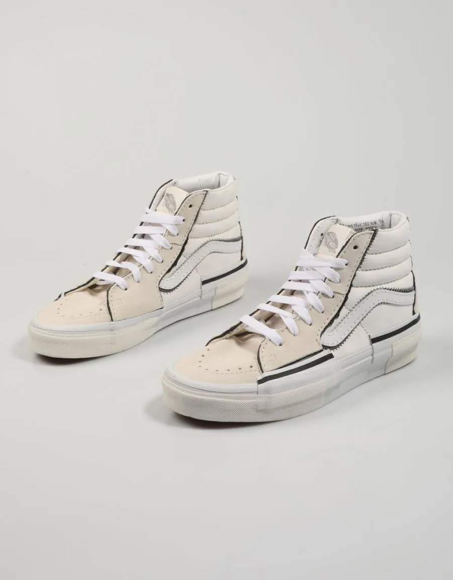  baskets VANS Sk8 Hi Reconstruct en Blanc 82025