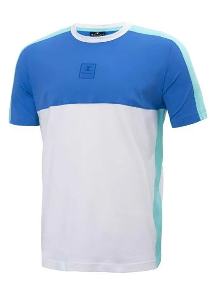 Camiseta Champion Authentic Azul Verde Blanca M