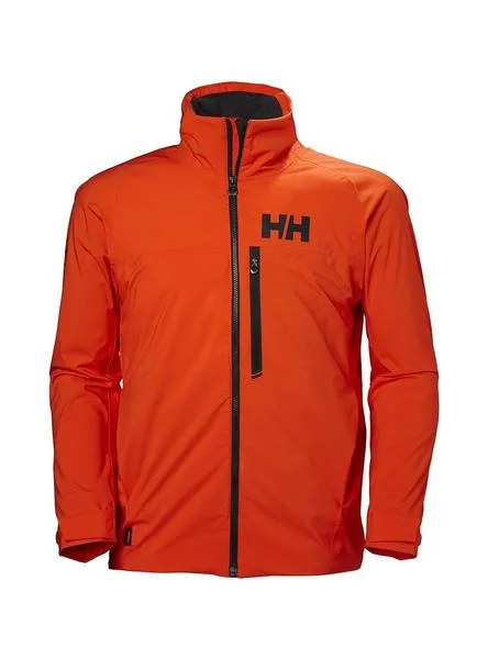 cazadora helly hansen racing midlayer naranja 