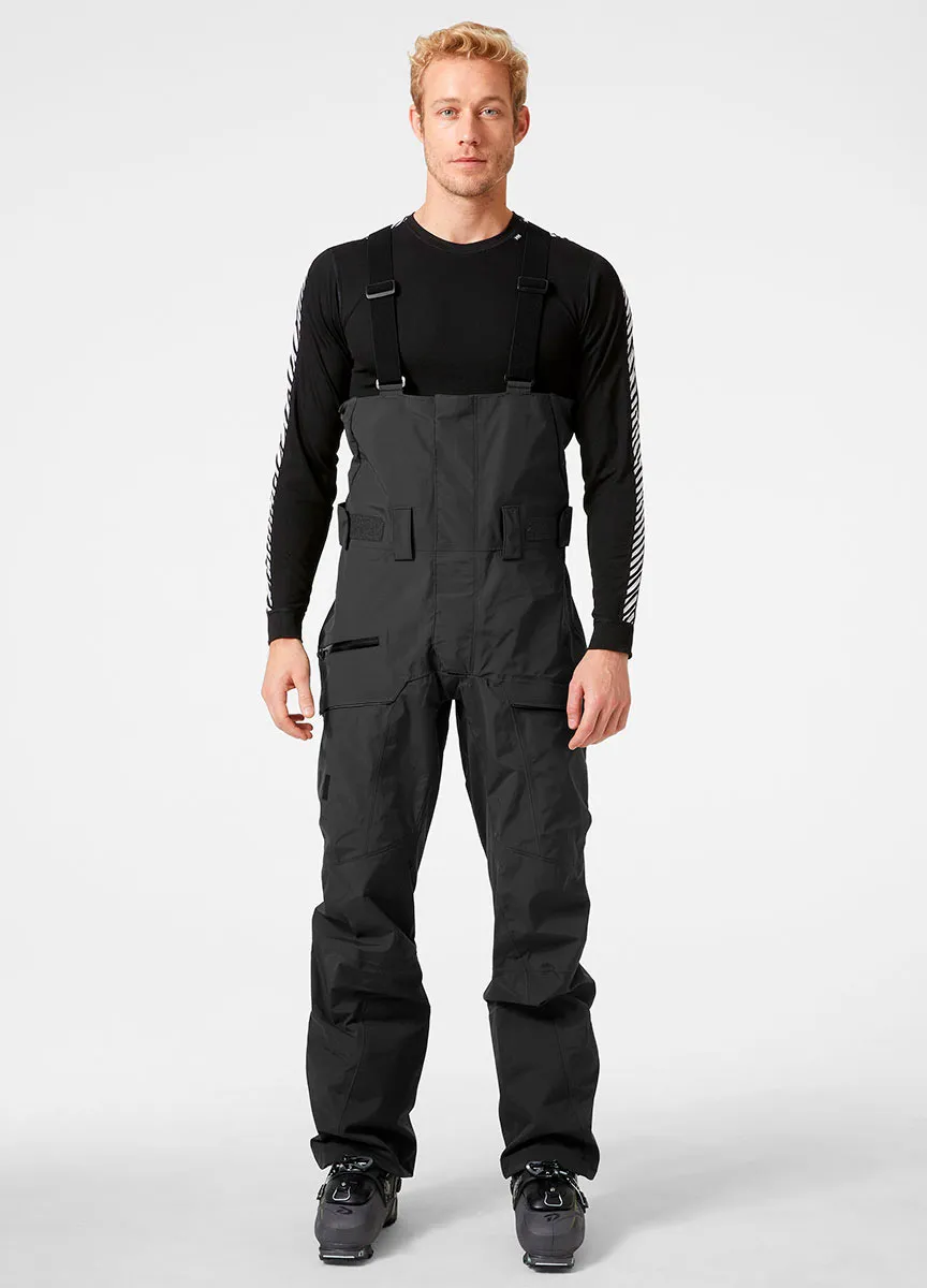 helly hansen SOGN BIB SHELL PANT Black