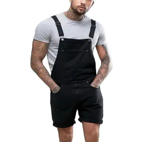 Mens Plus Pocket Jeans Overall Jumpsuit  Streetwear  Overall Suspender Pants FAN0480