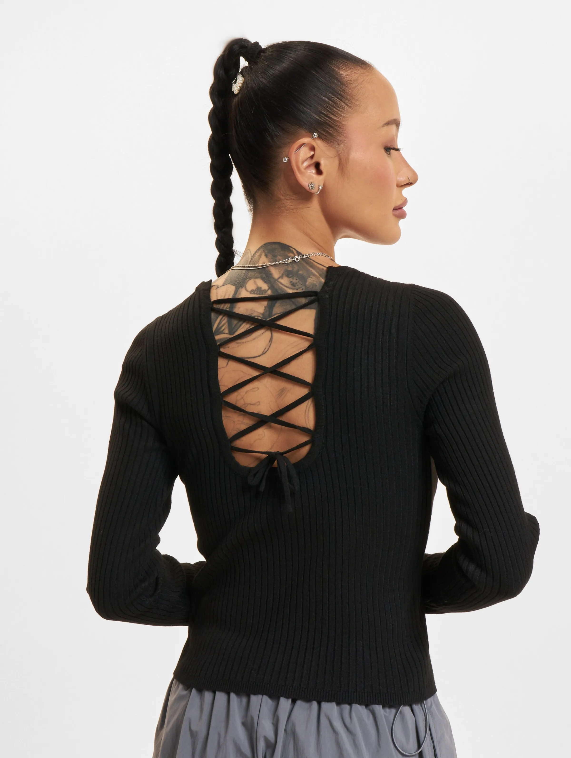 Mie Life Crop String O-Neck