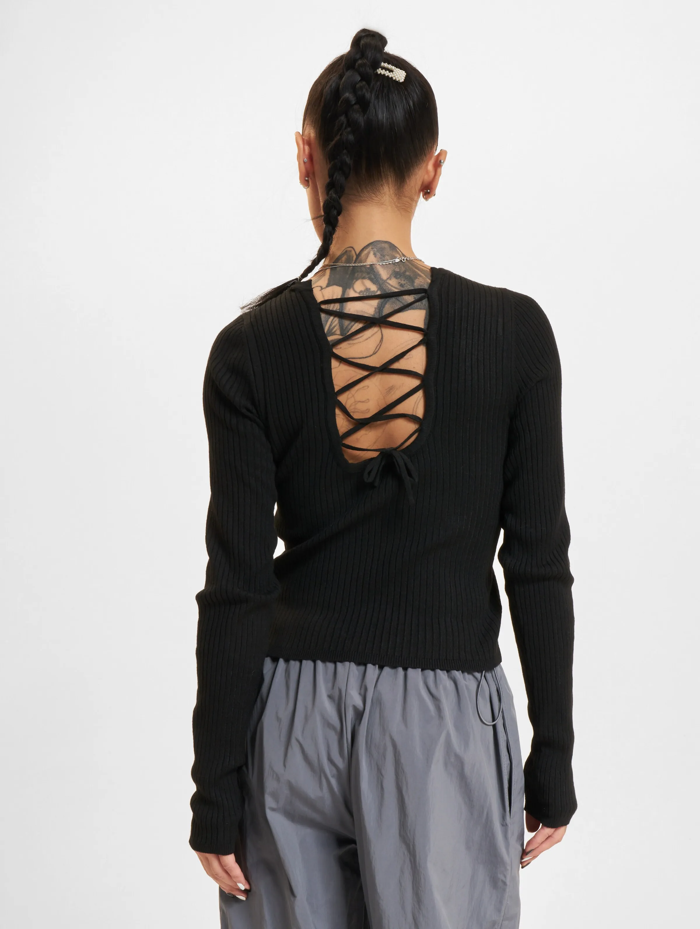 Mie Life Crop String O-Neck