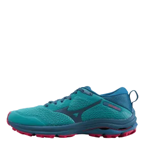 Mizuno Wave Rider Tt W Lagoon/moroccan Blue/pink Peac