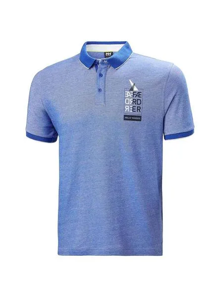 polo helly hansen faerder indigo para hombre