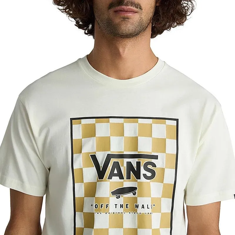 Remera Vans Classic Print Box Crema