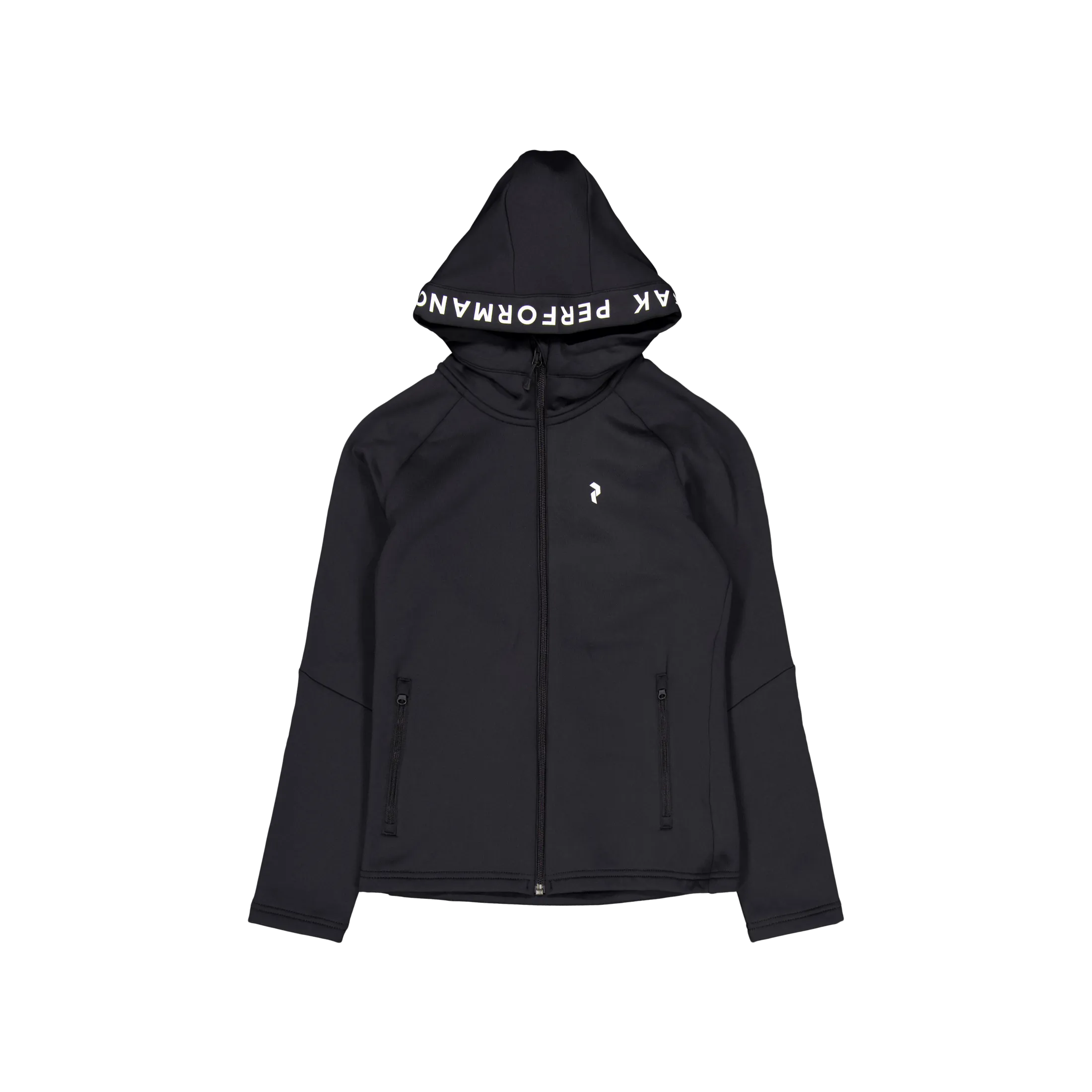 Rendimiento máximo Jr Rider Zip Hood Black