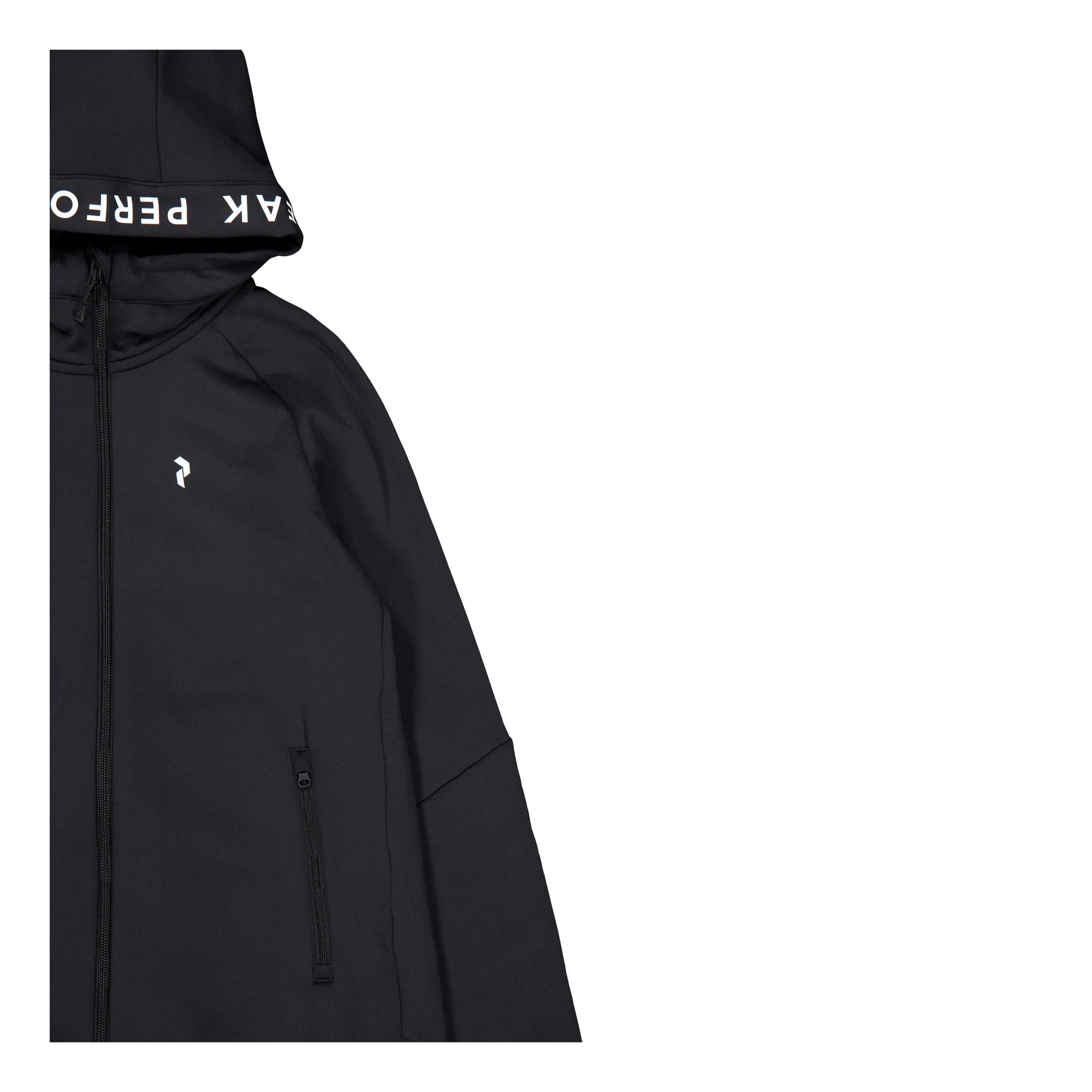 Rendimiento máximo Jr Rider Zip Hood Black