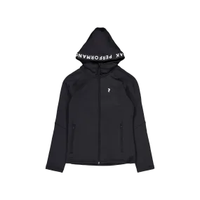 Rendimiento máximo Jr Rider Zip Hood Black