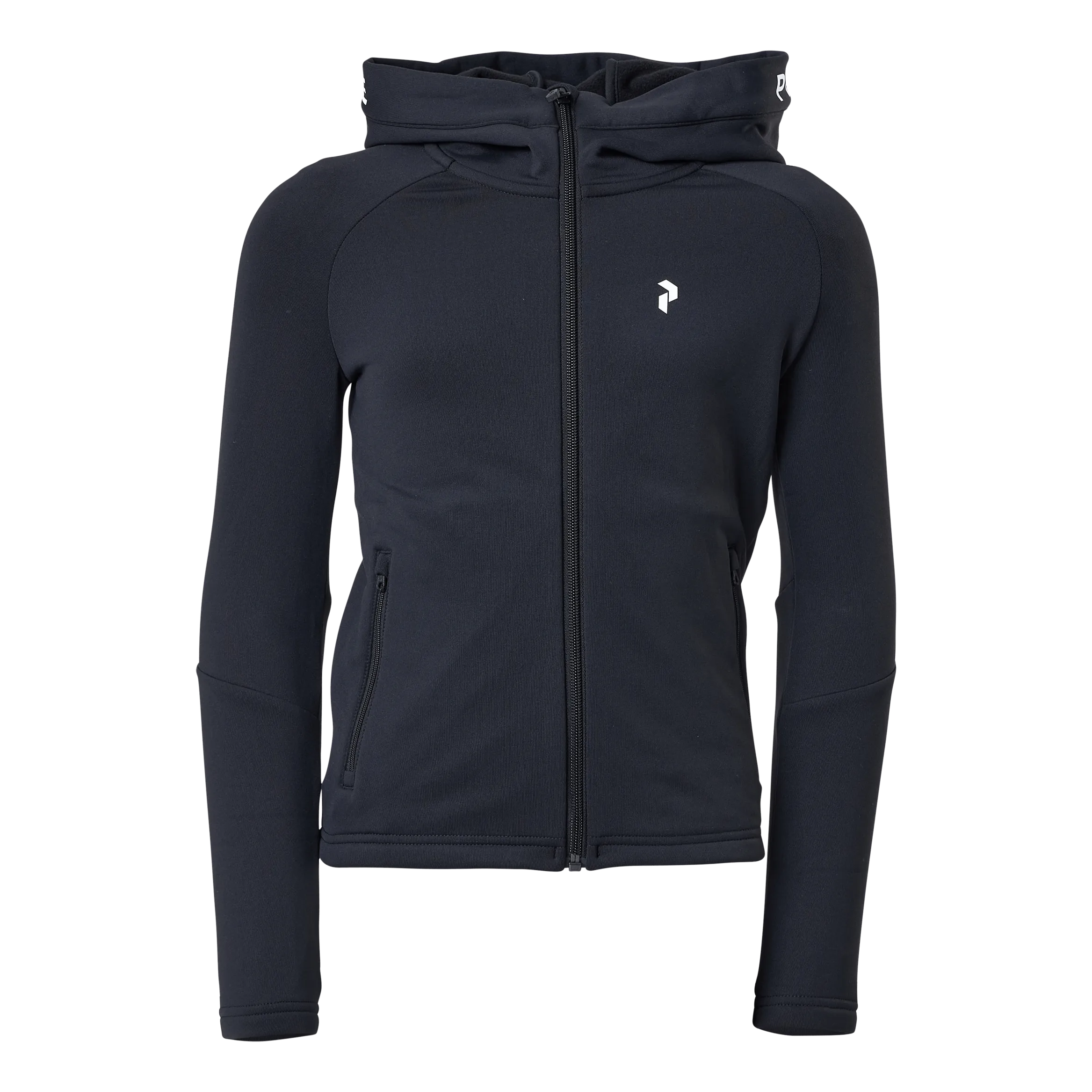 Rendimiento máximo Junior Rider Zip Hood Black