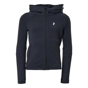 Rendimiento máximo Junior Rider Zip Hood Black