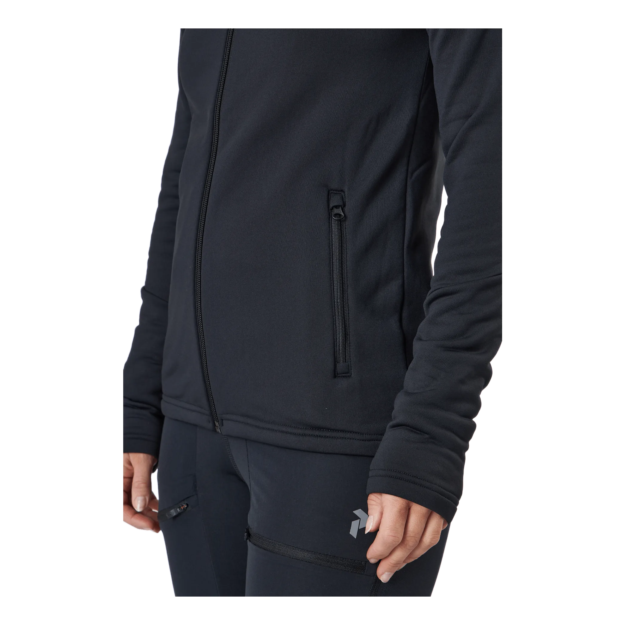 Rendimiento máximo W Rider Zip Hood Black