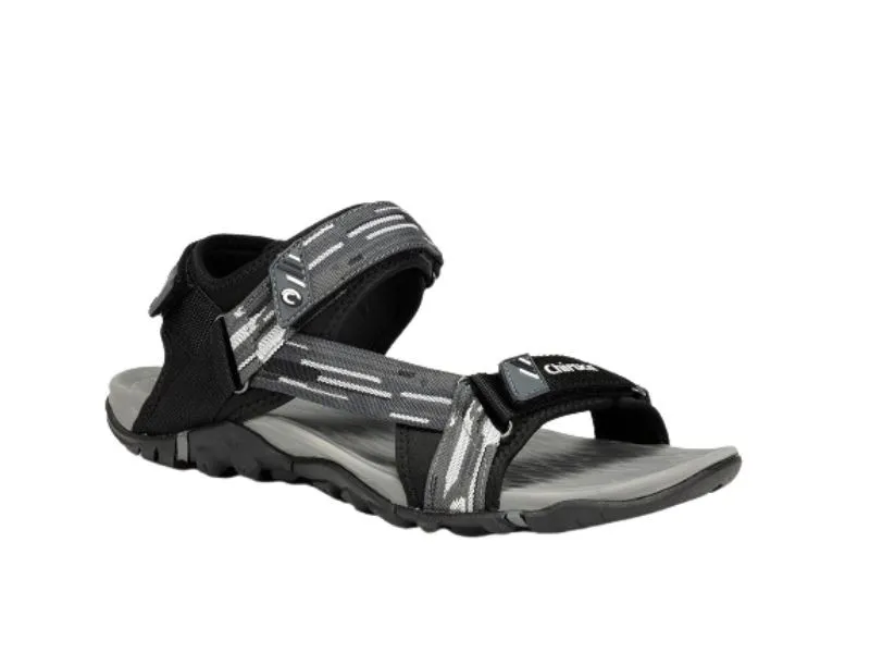 SANDALIA CON VELCROS CHIRUCA DAKAR 23 NEGRO-GRIS