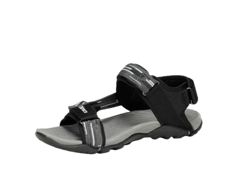 SANDALIA CON VELCROS CHIRUCA DAKAR 23 NEGRO-GRIS