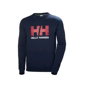 Sudadera de algodón - Helly Hansen Logo Crew Marino - 34000 597