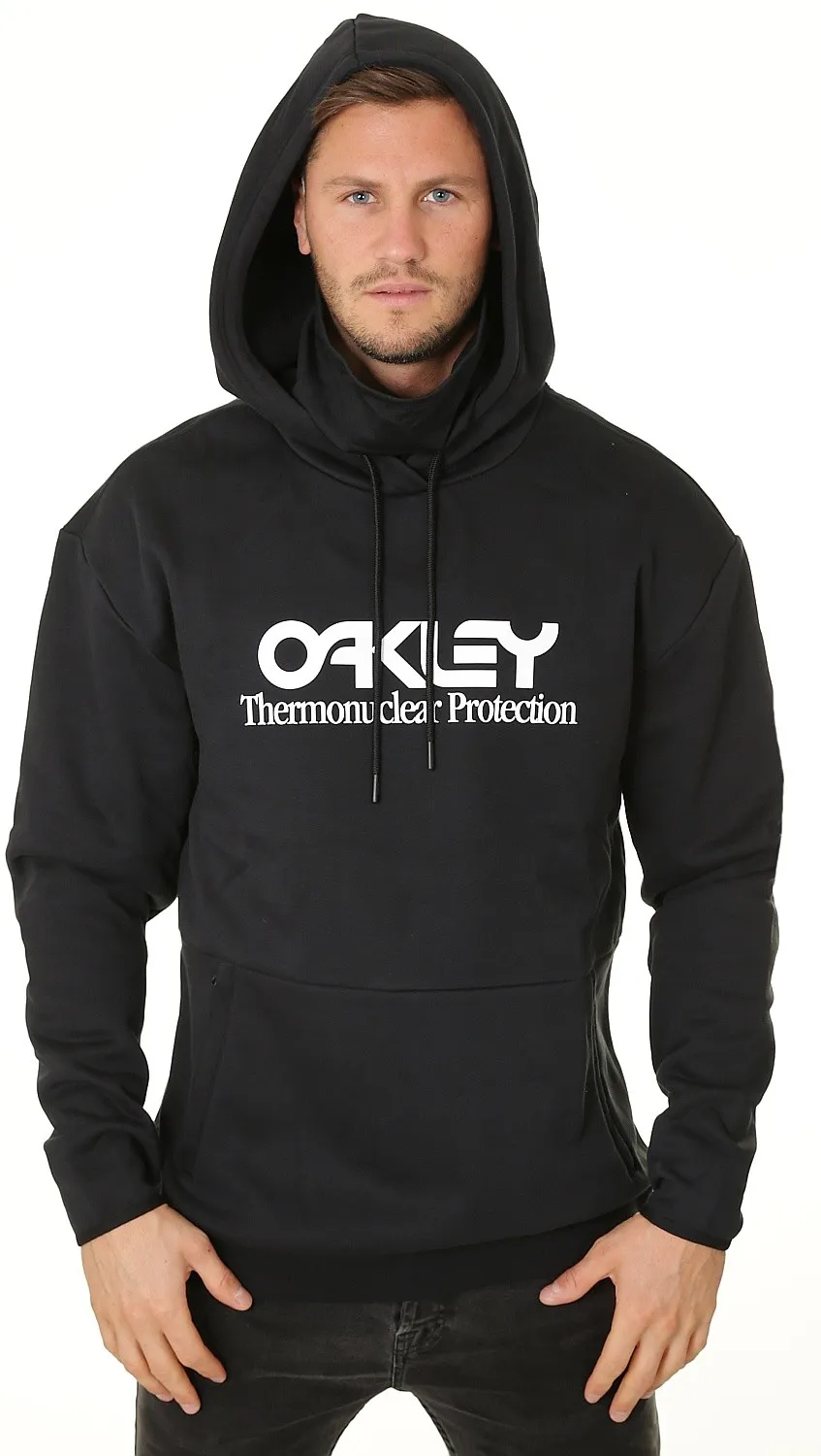 sudadera Oakley Rider Long 2.0 - Black/White - men´s