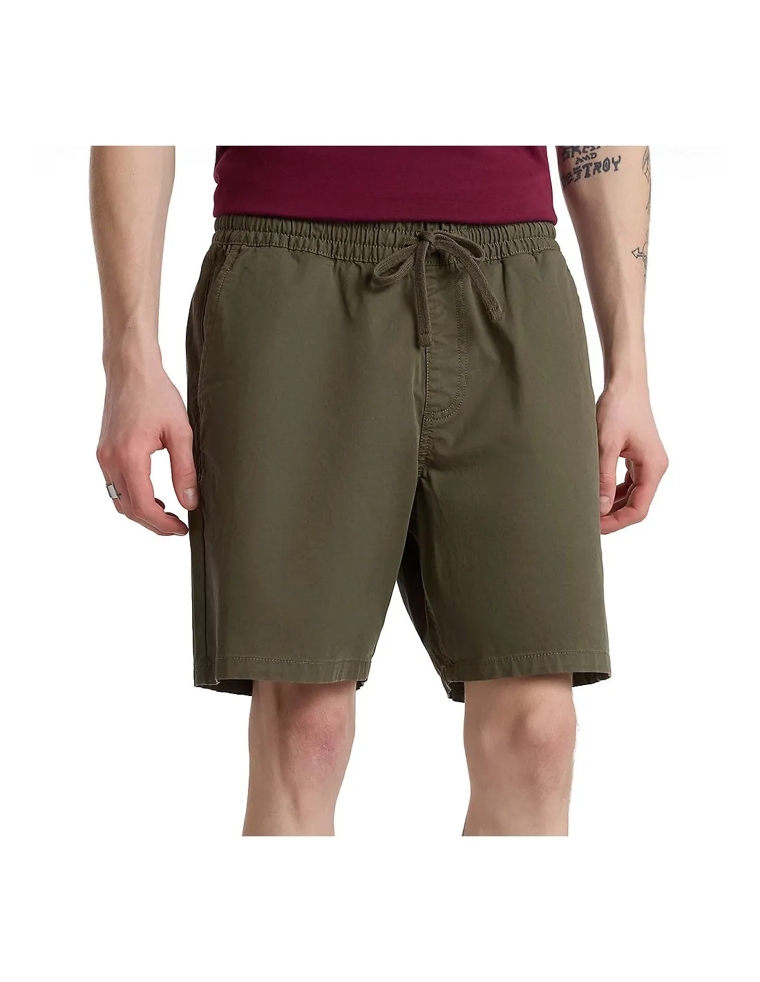 VANS MN RANGE RELAXED ELASTIC SHORT GRAPE LEAF