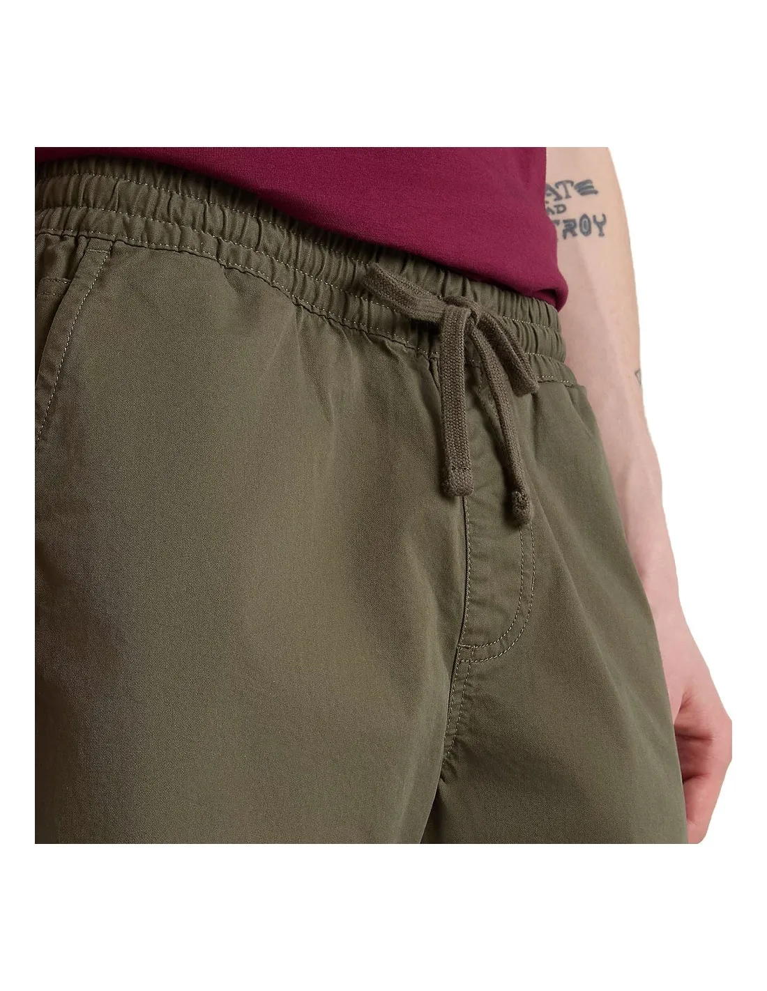 VANS MN RANGE RELAXED ELASTIC SHORT GRAPE LEAF