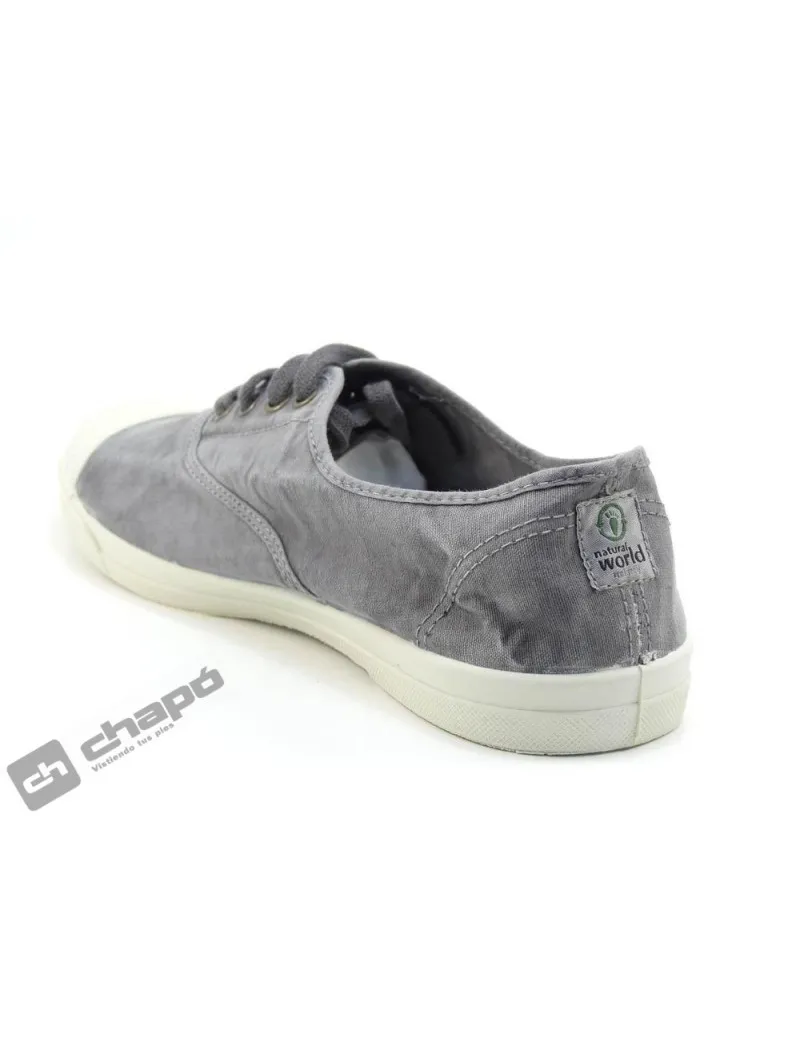 Zapatillas Deportiva Gris Natural World 3102e