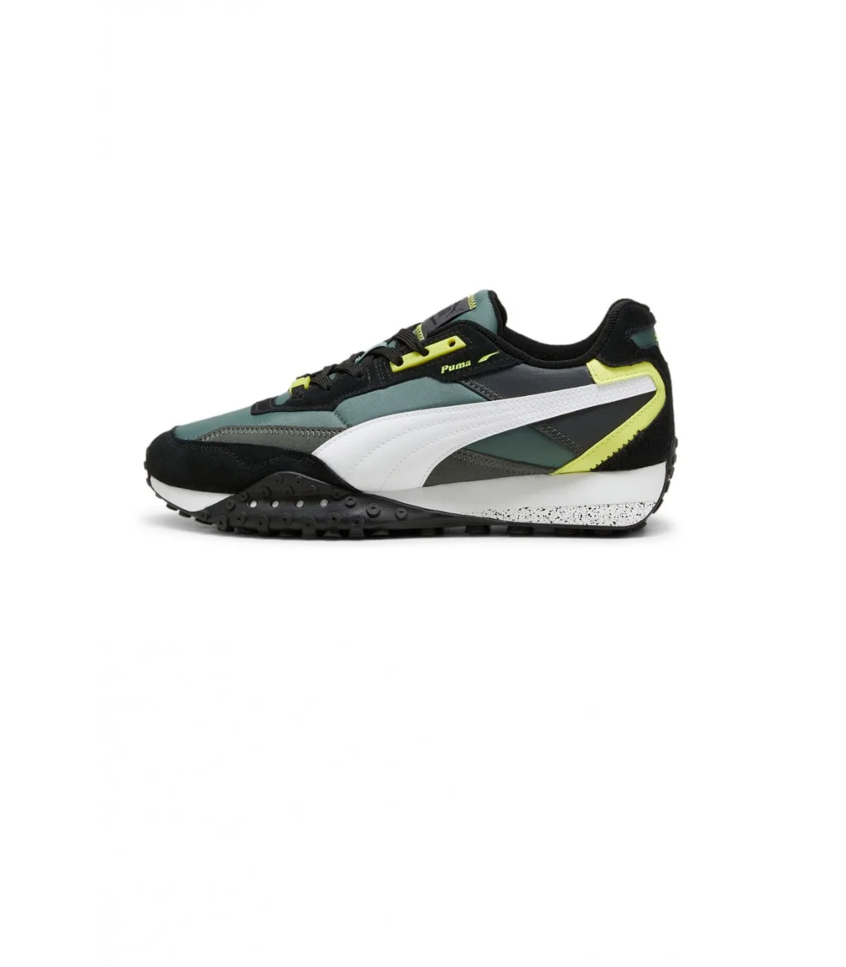 Zapatillas Puma Blktop Rider Negras y amarillas