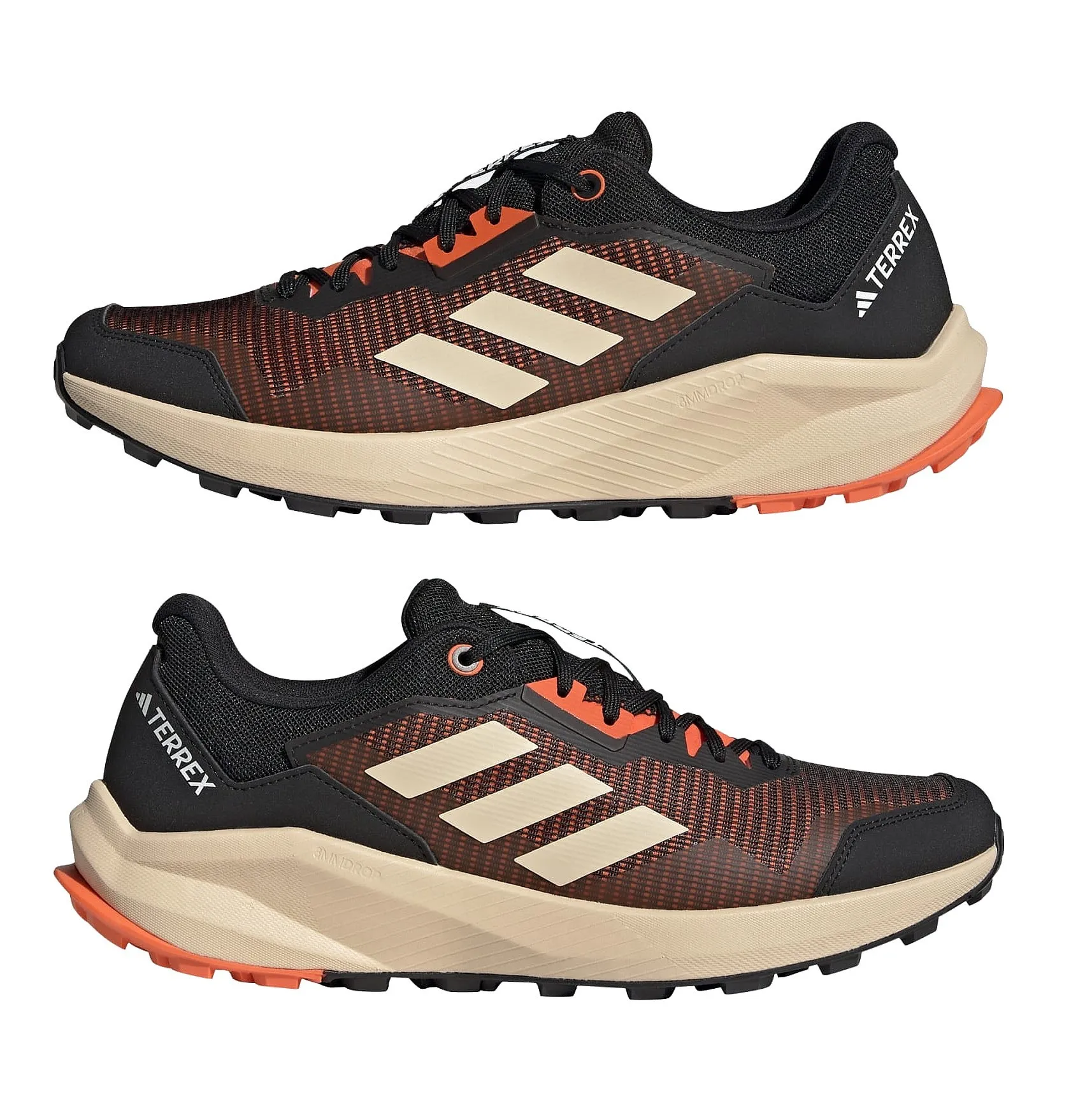 zapatos adidas Performance Terrex Trail Rider - Impact Orange/Sand Strata/Core Black - men´s