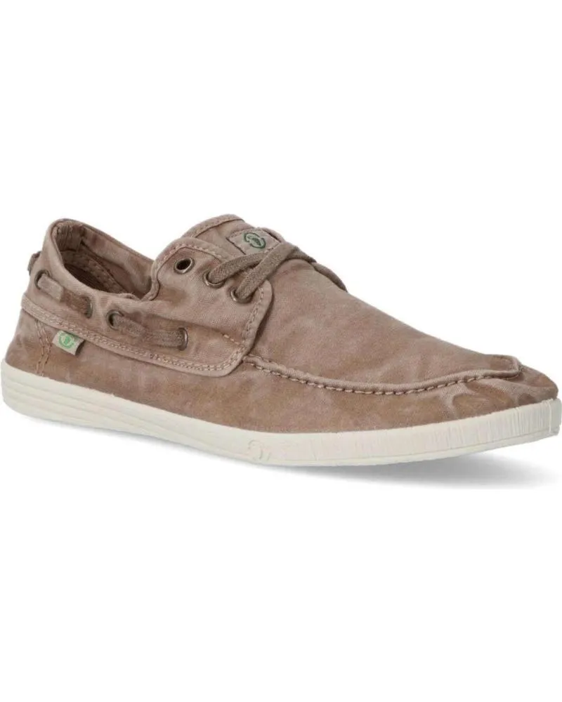 Zapatos de Hombre NATURAL WORLD ZAPATILLAS LONA 303E BEIG BEIGE