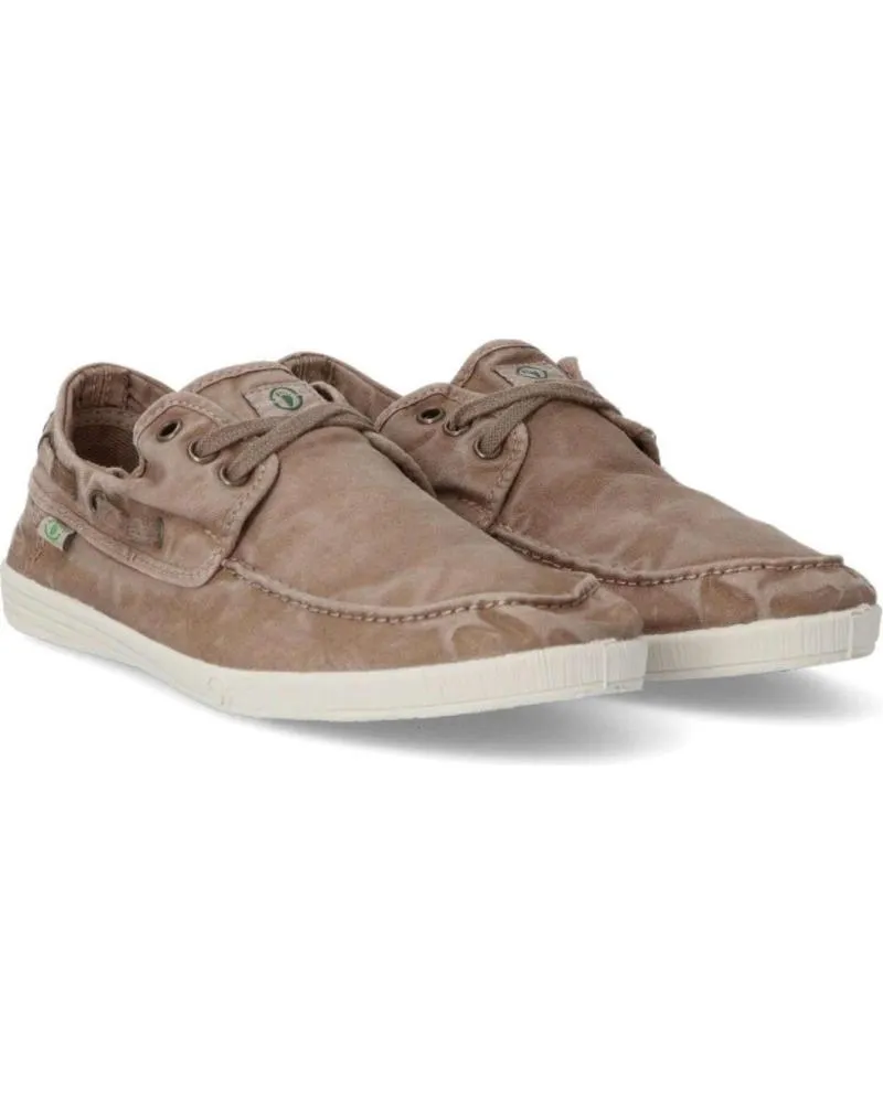 Zapatos de Hombre NATURAL WORLD ZAPATILLAS LONA 303E BEIG BEIGE